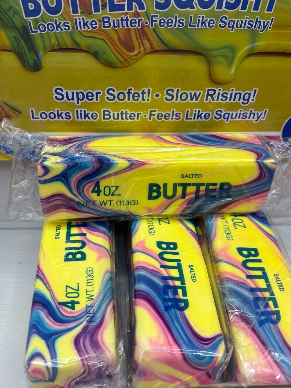Rare Rainbow Butter Squishy foam material slow Raising with real butter essence.